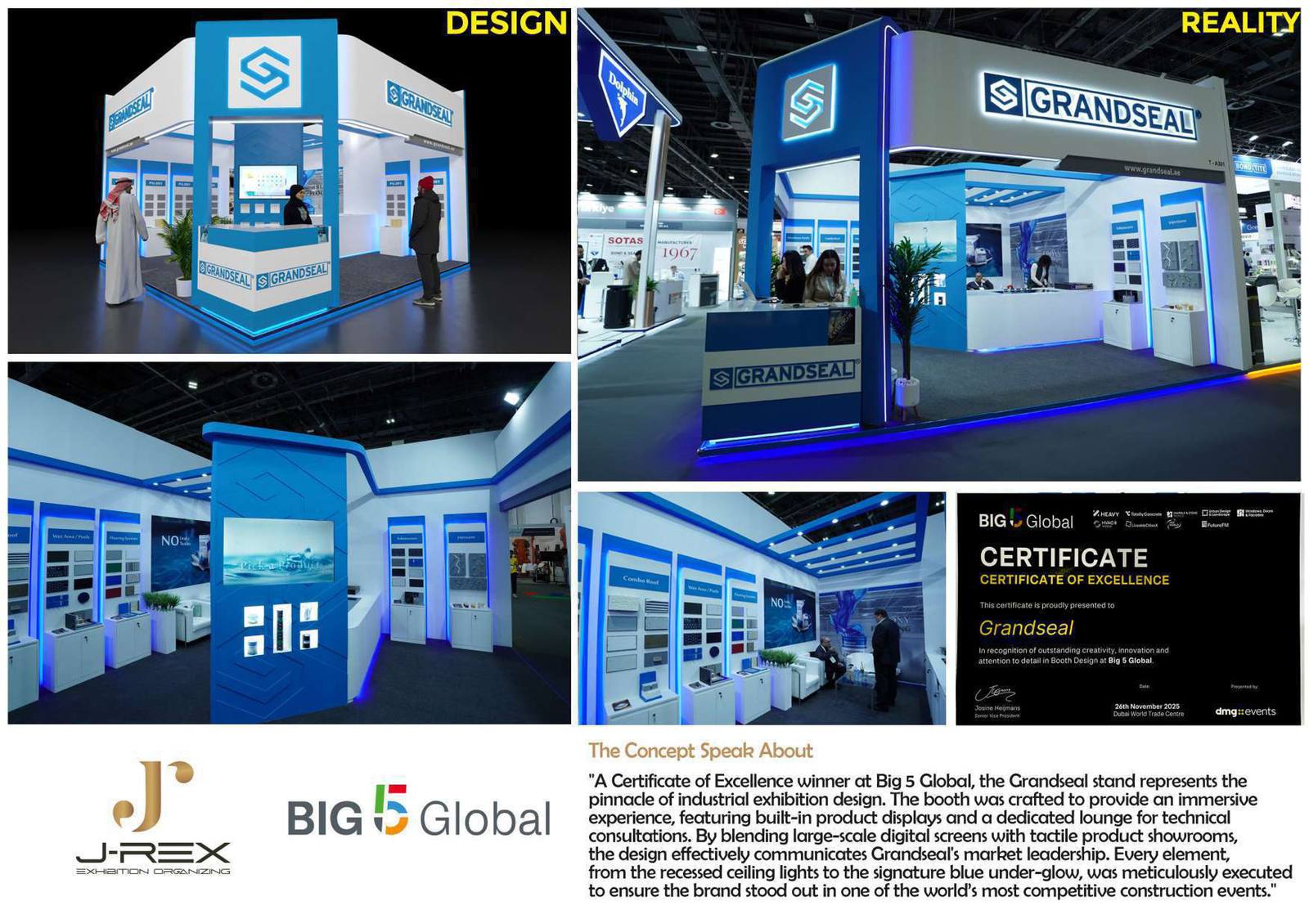 Grandseal — Big 5 Global 2025, Certificate of Excellence winner
